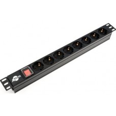 Модуль распределения питания 1U, 19', Atcom, черный, 8 розеток (PDU-8W-CN-WS) Модуль распределения питания 1U, 19', Atcom, черный, 8 розеток (PDU-8W-CN-WS)