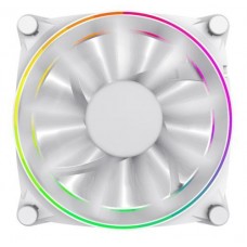 Вентилятор 120 мм, GameMax Big Bowl, белый, 120х120х25 мм, ARGB подсветка, 1200 об/мин, 28.8 дБ, 3-pin/Molex / 3-pin ARGB