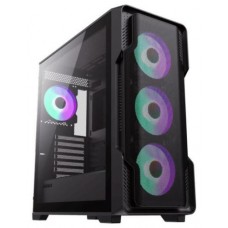 Корпус GameMax Siege BK черный, без БП, Mid Tower, EATX / ATX / Micro ATX / Mini-ITX, 1хUSB 3.0, 2хUSB 2.0, 4x120 мм АRGB,