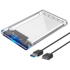 Карман внешний Dynamode, Transparent, 2.5', USB 3.0, 1xSATA (DM-CAD-25316)