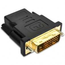 Переходник HDMI (F) - DVI-D (M), STLab, черный (U-994)