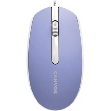 Мышь Canyon M-10, Mountain Lavender, USB, оптическая, 1000 dpi, 3 кнопки, 1.5 м (CNE-CMS10ML)