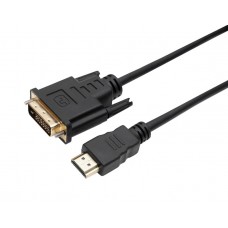 Кабель HDMI (M) - DVI-D (M, 24-pin), 1.8 м, черный, Dynamode (DM-CL-HDMI-DVI-1.8M)