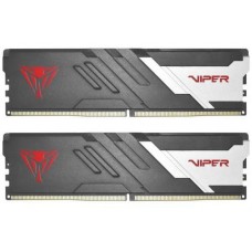 Память 16Gb x 2 (32Gb Kit) DDR5, 6000 MHz, Patriot Venom, черный, 36-36-36-76, 1.35V, с радиатором (PVV532G600C36K)