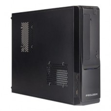 Корпус PrologiX E100 Slim черный, 400W, 80mm, Micro ATX / Mini ITX, USB3.0 x 2, 100 x 295 x 365, 0.5mm