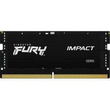 Память SO-DIMM, DDR5, 16Gb, 6000 MHz, Kingston Fury Impact, 1.35V, CL38 (KF560S38IB-16)