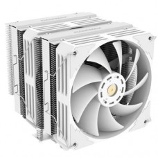 Кулер для процессора GameMax Twin 600, белый, алюминий/медь, 2x120 мм, для Intel 1700/1200/115x, AMD AM5/AM4, до 250 Вт, высота Кулер для процессора GameMax Twin 600, белый, алюминий/медь, 2x120 мм, для Intel 1700/1200/115x, AMD AM5/AM4, до 250 Вт, высота