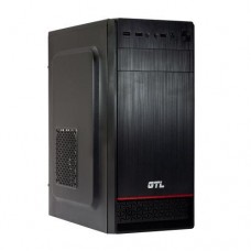 Корпус GTL T1610 черный, без БП, Mini Tower, Micro ATX / Mini ITX, 2xUSB 2.0, 370x176x410 мм, 0.4 мм, 2.6 кг