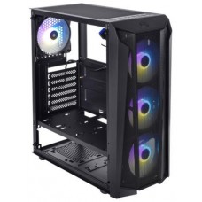 Корпус Qube BOREY черный, без БП, Mini Tower, ATX, Mini ITX, 1хUSB 3.0, 2хUSB 2.0, 390x190x440 мм, 4.35 кг (BOREY_F5NU3)