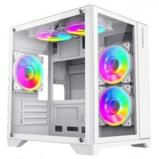 Корпус GameMax Infinity Mini белый, без БП, Mini Tower, Micro ATX / Mini ITX, 1хUSB 3.0, 2хUSB 2.0, 358х275х373 мм, 3.6кг