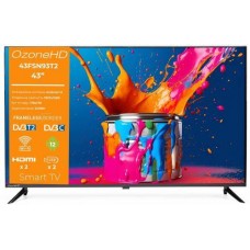 Телевизор 40' OzoneHD 40FSN93T2, 1920х1080, 60 Гц, Smart TV, Android 12.0, DVB-T2/C, 2xHDMI, 2xUSB, 1xнаружная антенна Wi-Fi, VESA