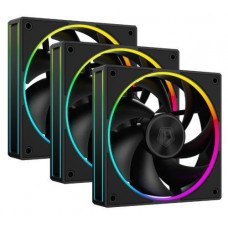 Вентилятор 120 мм, ID-Cooling AF-127-ARGB-K TRIO, черный, 3 шт, 120x120x27 мм, ARGB подсветка, 500-2000 об/мин, <29.9dB(A), 78CFM,
