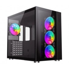 Корпус GameMax Infinity черный, без БП, Midi-Tower, ATX / Micro ATX / Mini ITX, 1хUSB 3.0, 399x273x420 мм, 7.5кг