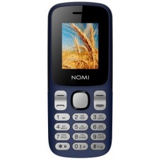 Мобильный телефон Nomi i1890 синий, 2 Sim, 1.77' (128x160) TFT, microSD, BT, MP3, Li-Ion 1700mAh