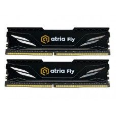 Память 16Gb x 2 (32Gb Kit) DDR4, 3200 MHz, Atria Fly, черный, 18-22-22-42, 1.35V, с радиатором (UAT43200CL18BK2/32)