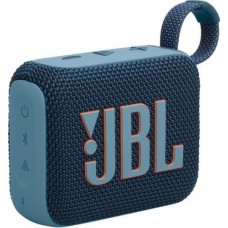 Колонка портативная 1.0 JBL Go 4 синий, 4.2 Bт, bloetooth, питание от аккумулятора, IPX7 водонепроницаемая (JBLGO4BLU)