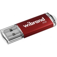 Флеш накопитель USB 4Gb Wibrand Cougar, Red, USB 2.0 (WI2.0/CU4P1R)