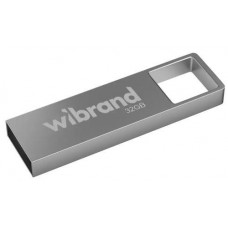 Флеш накопитель USB 32Gb Wibrand Shark, серебристый, USB 2.0 (WI2.0/SH32U4S)