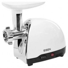 Мясорубка Eisen EMG-071JW, белый, 1800W, производительность 2кг/мин, диски для измельчения 5 мм/7 мм, соковыжималка для томатов,