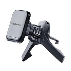Автодержатель для телефона ColorWay Air Vent 6, Grey, магнитный, в дефлектор воздуховода, поворот держателя на 360° (CW-CHM16-GR) Автодержатель для телефона ColorWay Air Vent 6, Grey, магнитный, в дефлектор воздуховода, поворот держателя на 360° (CW-CHM16-GR)
