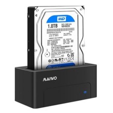 Док-станция 2.5'/3.5' Maiwo K308P, черный, USB 3.0, для 1xSATA HDD/SSD, внешний БП