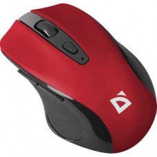 Мышь беспроводная Defender Prime MB-053, Red, USB, оптическая (сенсор PixArt 3065), 800-1600 dpi, 5 кнопок, 1xAA (52052)
