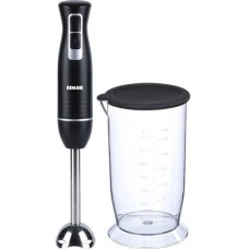 Блендер Edler EDHB-2101, черный, 400W, погружной, 2 скорости, мерный стакан с крышкой 700мл, нога и лезвия из нержавеющей стали,
