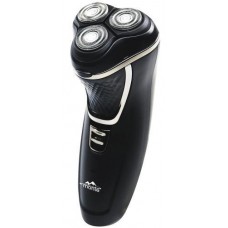Электробритва Monte MT-5002, черный, 3W, 3 плавающие головки для бритья, роторная система бритья, сухое бритье, откидной триммер.