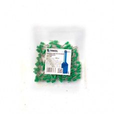 Наконечник втулочный штыревой с изоляцией 0.5мм кв. зеленый 100шт