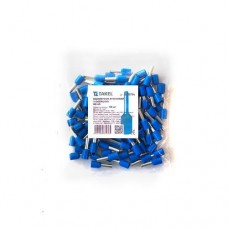 Наконечник штыревой втулочный с изоляцией 4 мм кв. синий 100шт Наконечник штыревой втулочный с изоляцией 4 мм кв. синий 100шт