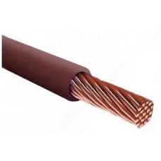 Кабель электрический Мега-Люкс ГОСТ ПВ-3-1 изоляция не поддерживает горение коричневое 100м