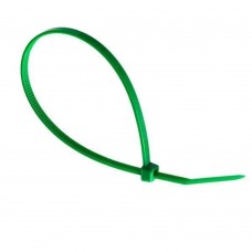Стяжки для кабеля, 150 мм х 2.5 мм, 100 шт, зеленые, Takel
