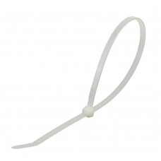 Стяжки для кабеля, 100 мм х 2.5 мм, 100 шт, белые, Powerfix
