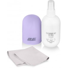 Набор чистящий 2E для экранов: спрей 140 мл, салфетка из микрофибры 20x20 см, Lilac/белый (2E-SK140LC) Набор чистящий 2E для экранов: спрей 140 мл, салфетка из микрофибры 20x20 см, Lilac/белый (2E-SK140LC)