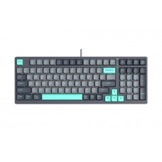 Клавиатура A4Tech FS300 Panda Rock Climbing, черный/Grey, USB, игровая, подсветка кнопок, защита от брызг, 1.8м, UA/RU/US