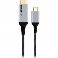 Кабель HDMI (M) - Type-C (M), 1.8 м, черный, Cablexpert (A-CM-HDMIM4K-1.8M)