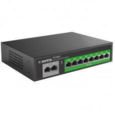 Коммутатор Netis P110GC, LAN 8 10x100/1000 Mb/s (PoE), неуправляемый
