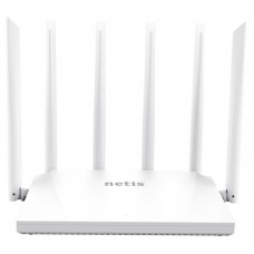 Роутер Netis NC63, AC1200, Wi-Fi 5 (802.11ac), 2.4GHz/5GHz, до 1300 Mb/s, LAN 4x1000 Mb/s, 6 внешние антенны (NC63)