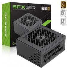 Блок питания 850 Вт, GameMax GS-850G, черный, SFX, модульный, 80+ золотистый, Active PFC, 9.2 см, 3xMolex / 6xSATA / 1x16-pin /