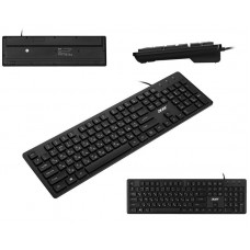 Клавиатура Acer OKW020 черный, USB, кабель 1.5 м, 440 х 129 х 26.5 мм, количество клавиш 104 (ZL.KBDEE.013)