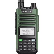 Радиостанция Baofeng UV-13 Pro V2, зелёный, LCD 320х240, 2.4', UHF?400~520 МГц  VHF?136~174 МГц, емкость канала 999, 8800 мАч