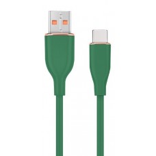 Кабель USB AM - Type-C, 1.5 м, зелёный, Cablexpert, 2.1A (CC-USB2S-AMCM-1.5M-G) Кабель USB AM - Type-C, 1.5 м, зелёный, Cablexpert, 2.1A (CC-USB2S-AMCM-1.5M-G)