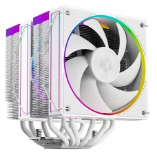 Кулер для процессора ID-Cooling FROZN A620 ARGB белый, 2x120 мм, 6 тепловых трубок, алюминий/медь, Intel: 1700, 1200, 115x, AMD: