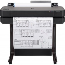 Принтер струйный цветной A1 HP DesignJet T630 24' (2025 Edition), черный, WiFi, 1200x2400 dpi, до 30 сек/стр (формат A1), рулоны