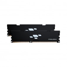 Память 16Gb x 2 (32Gb Kit) DDR5, 6000 MHz, Prologix, черный, 36-42-42, 1.35V, с радиатором (PRO32GB6000B5K)