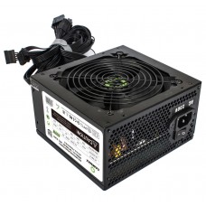 Блок питания 400 Вт, GameMax GM-400, черный, 80+ Basic, Active PFC, 12 см, 2xMolex / 3xSATA / 1x6-pin / 1x4+4-pin / 1x20+4-pin,