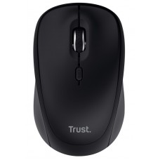 Мышь беспроводная Trust Yvi+, черный, bloetooth / USB 2.4 GHz, оптическая, 800 - 1600 dpi, 3 кнопки, 1xAA (25440)