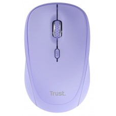 Мышь беспроводная Trust Yvi+, Purple, bloetooth / USB 2.4 GHz, оптическая, 800 - 1600 dpi, 3 кнопки, 1xAA (25583)
