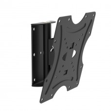 Настенное крепление LCD/Plasma TV 15-43' Квадо К-40 цвет черный, до 40 кг, VESA:200x200 мм, наклон: -22? ~ +5?, поворот: до 45