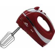Миксер Monte MT-2000R, Red, 350W, ручной, 5 скоростей, венчики